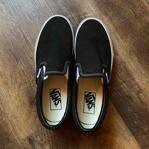 Black Slip On Vans